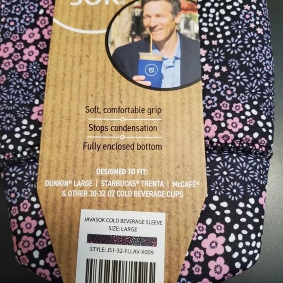 Java Sok large insulating sleeve, floral, New - Picture 2 of 4
